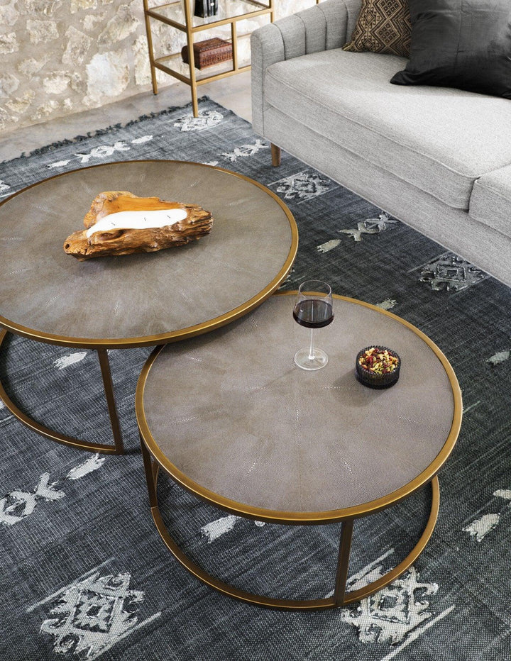 Shagreen Nesting Coffee Table - SwayLiving