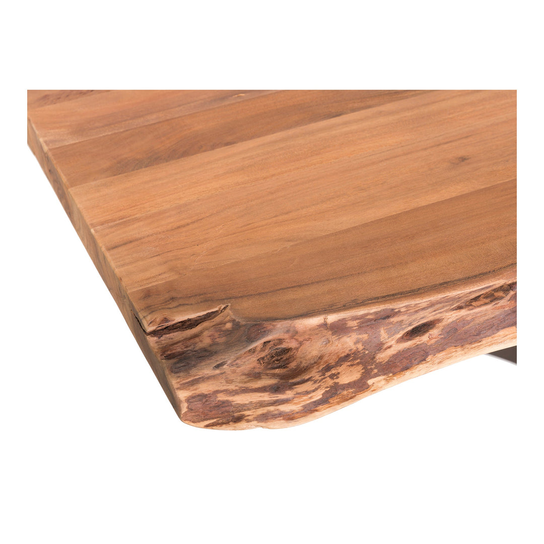 SwayLiving - Bent Dining Table Small Smoked - VE-1001-03-0 | SwayLiving