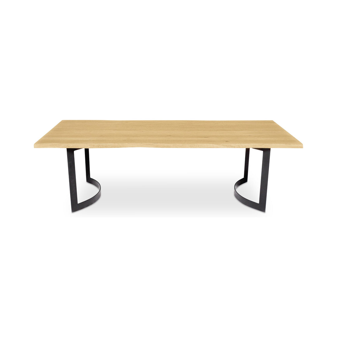 Bent Dining Table Small Smoked