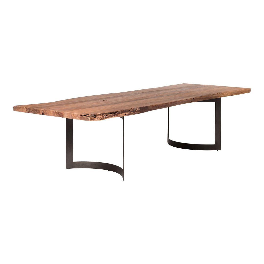 Bent Dining Table Extra Small Smoked - SwayLiving