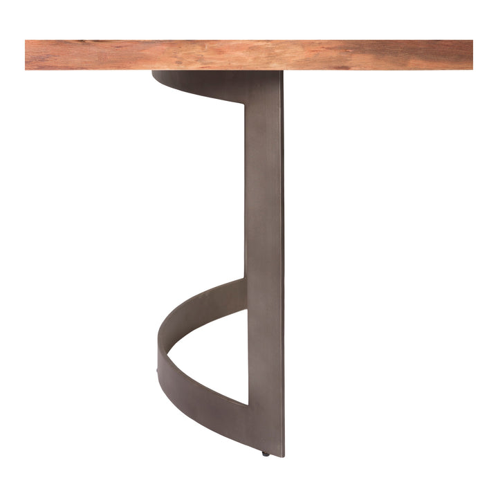 SwayLiving - Bent Dining Table Extra Small Smoked - VE-1036-03-0 | SwayLiving