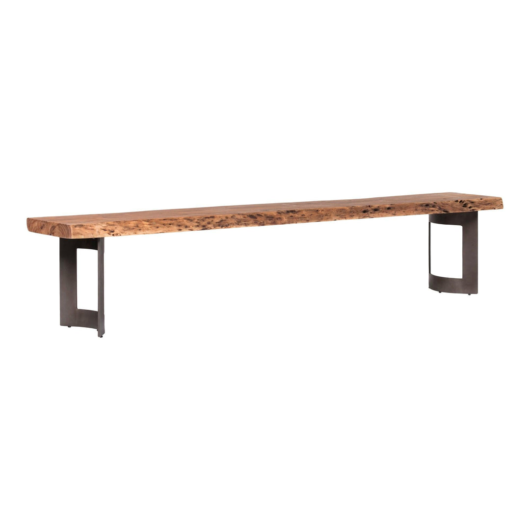 SwayLiving - Bent Bench Extra Small Smoked - VE-1038-03-0 | SwayLiving