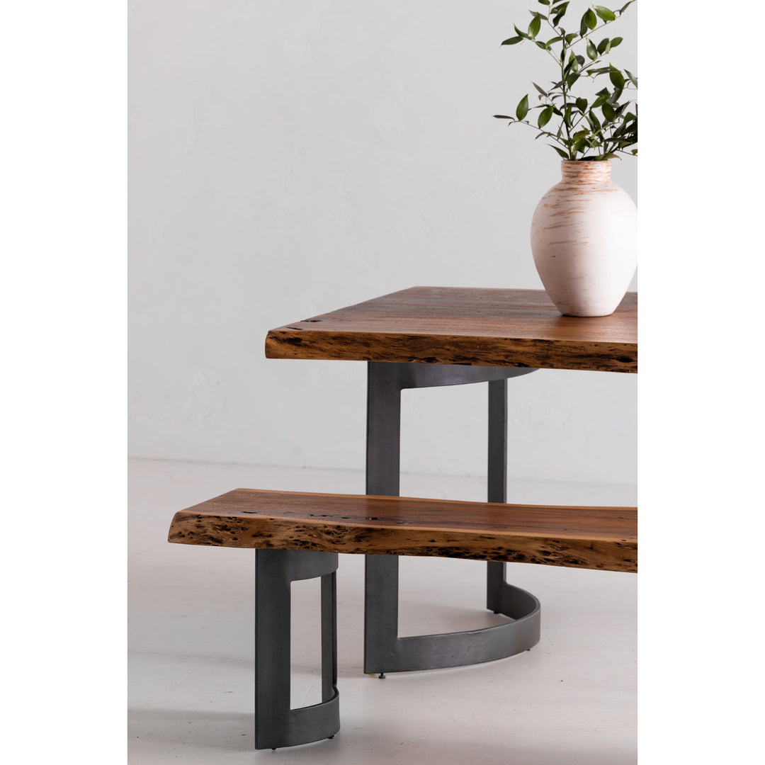 SwayLiving - Bent Bench Extra Small Smoked - VE-1038-03-0 | SwayLiving