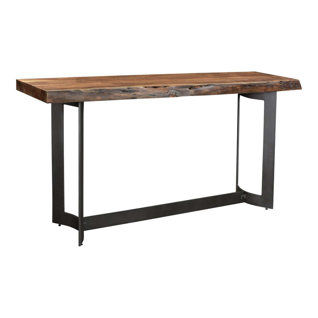 Bent Console Table Smoked - SwayLiving