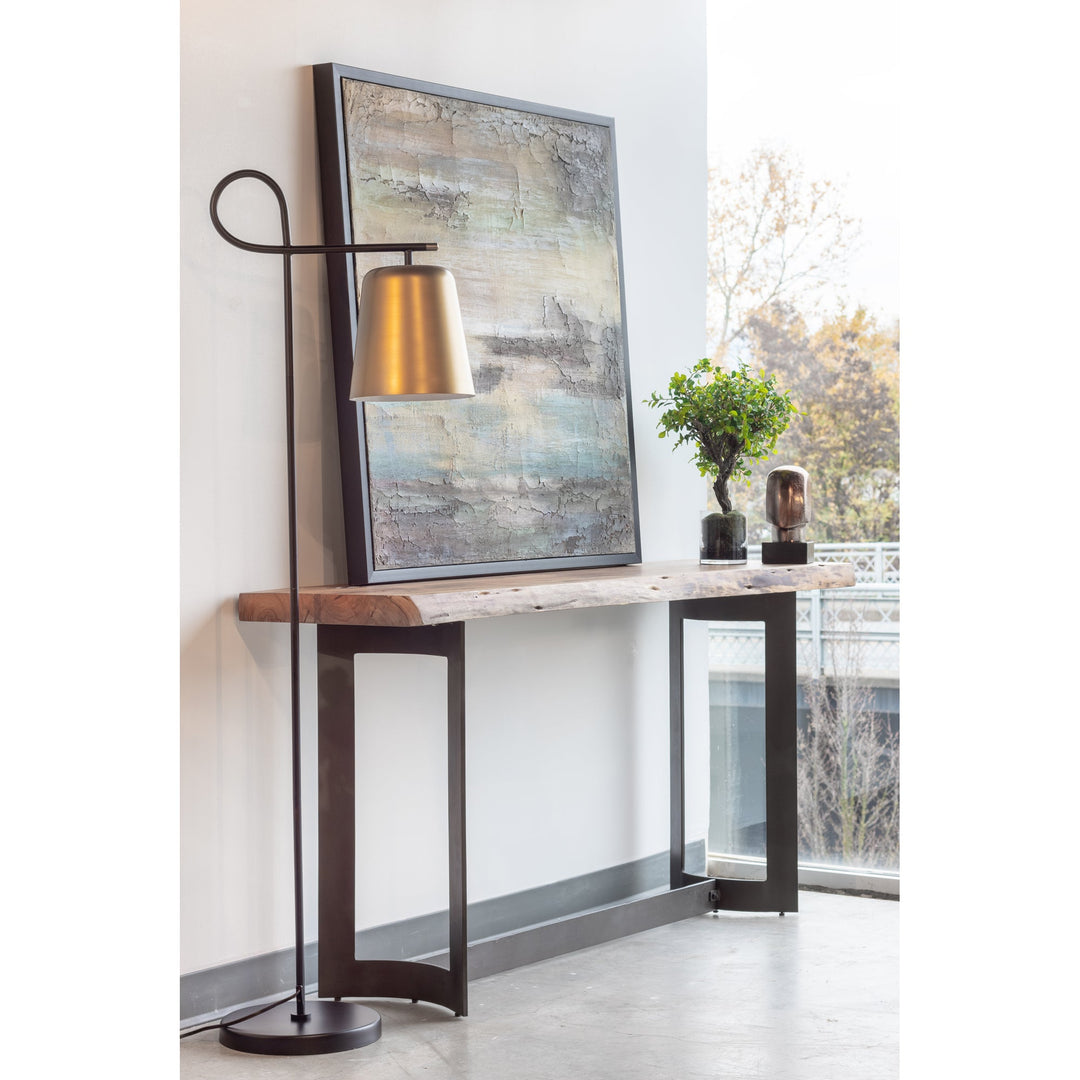 SwayLiving - Bent Console Table Smoked - VE-1041-03-0 | SwayLiving