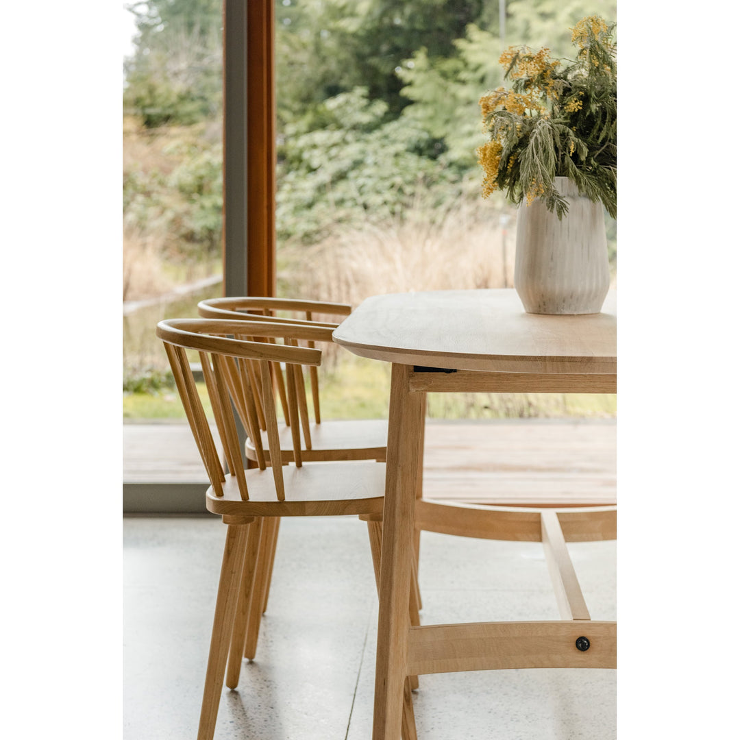 SwayLiving - Trie Dining Table Small Natural - VE-1099-24-0 | SwayLiving