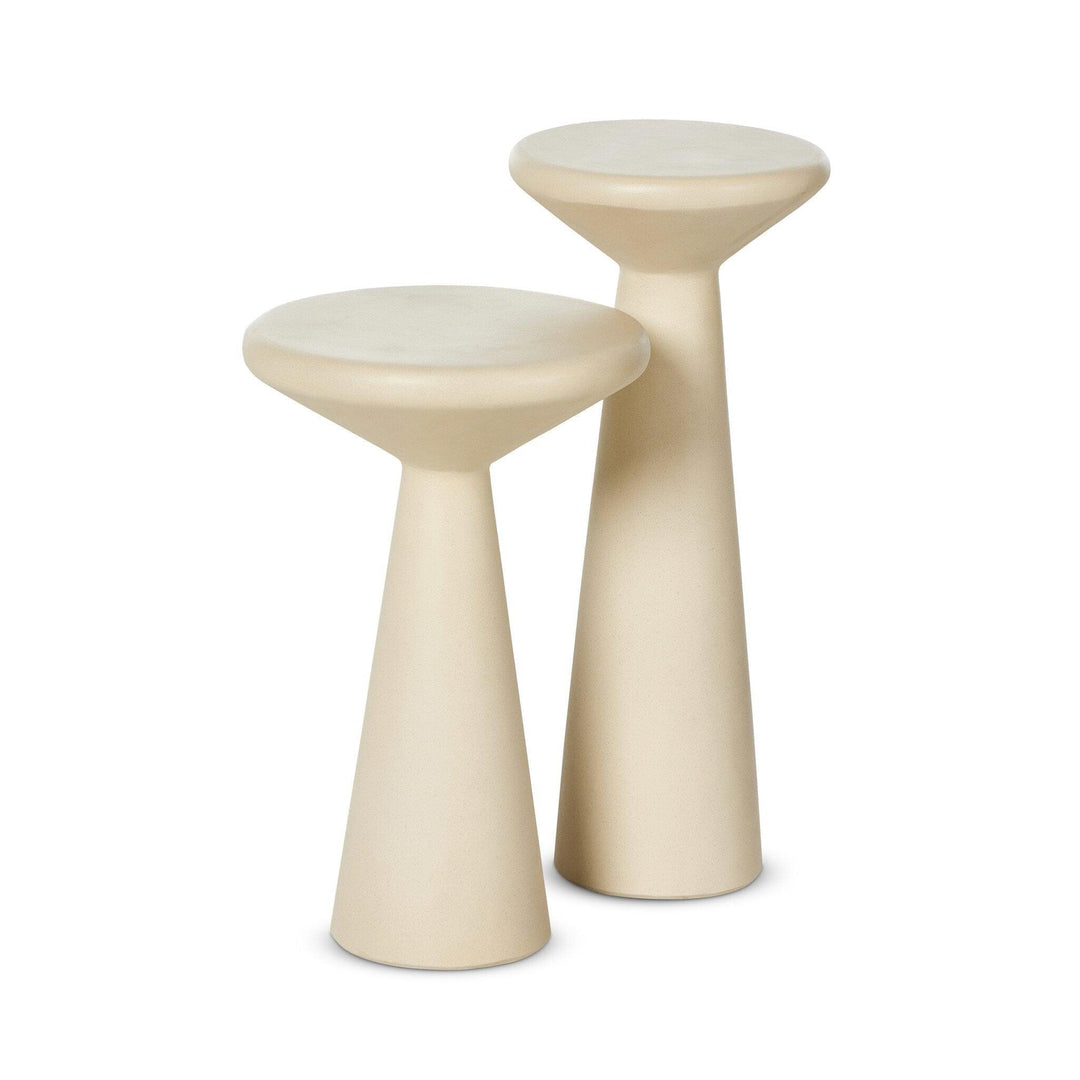 Ravine Concrete Accent Tables Set Of 2 - SwayLiving