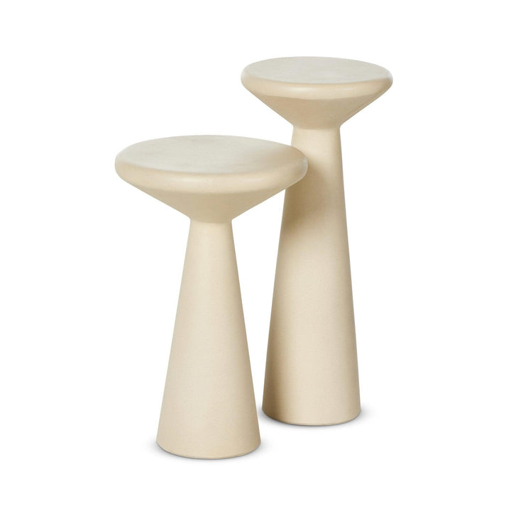 Ravine Concrete Accent Tables Set Of 2 - SwayLiving