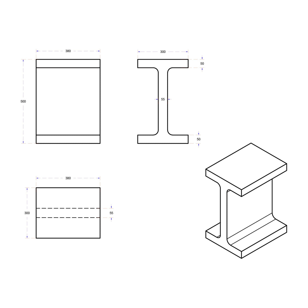 Justin End Table — line