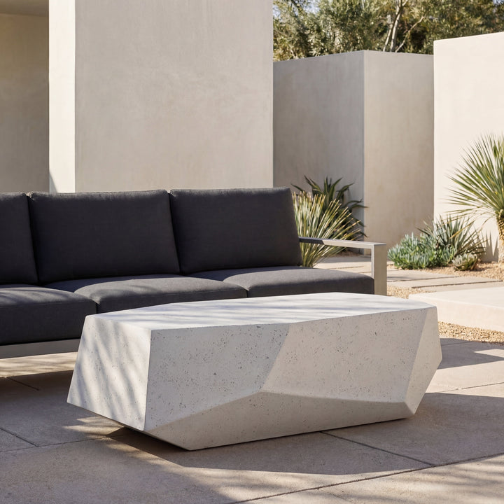Kristal Coffee Table Ivory Terrazzo — life_1