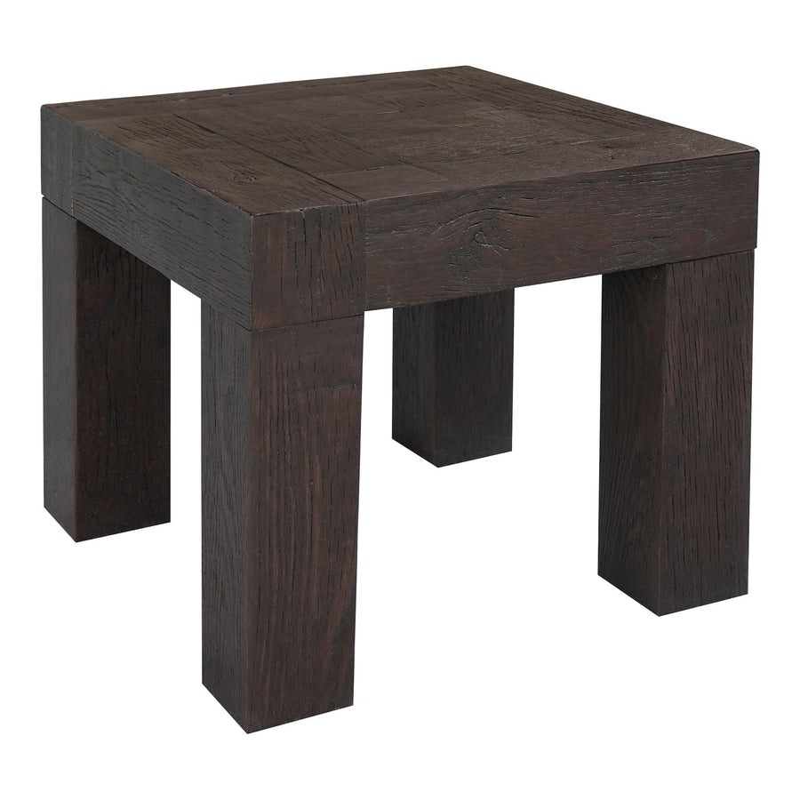 Evander Side Table Rustic Brown - SwayLiving