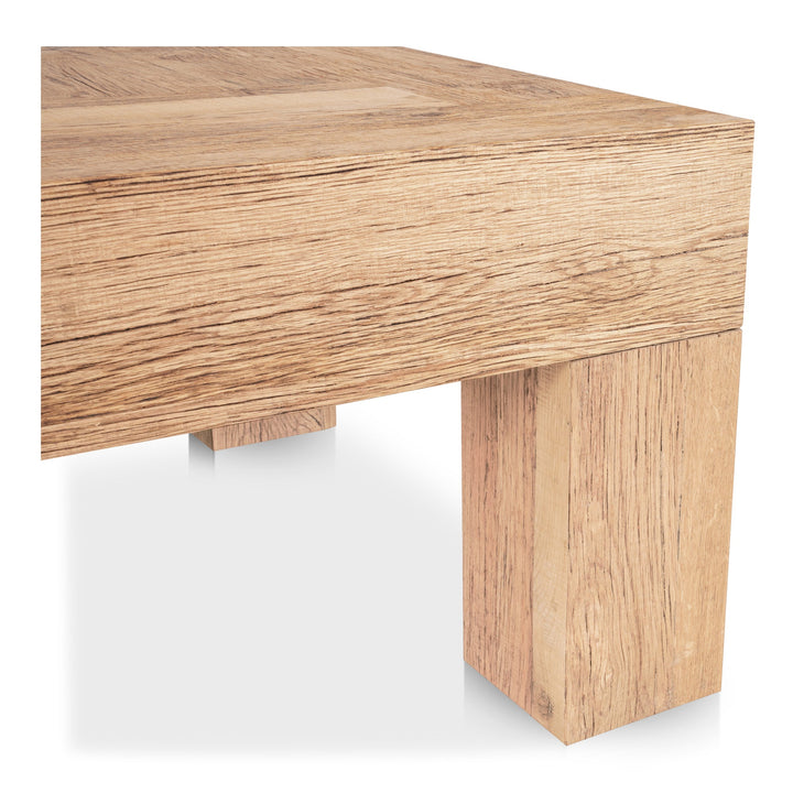 SwayLiving - Evander Coffee Table Rectangle Aged Oak - VL-1091-24 | SwayLiving