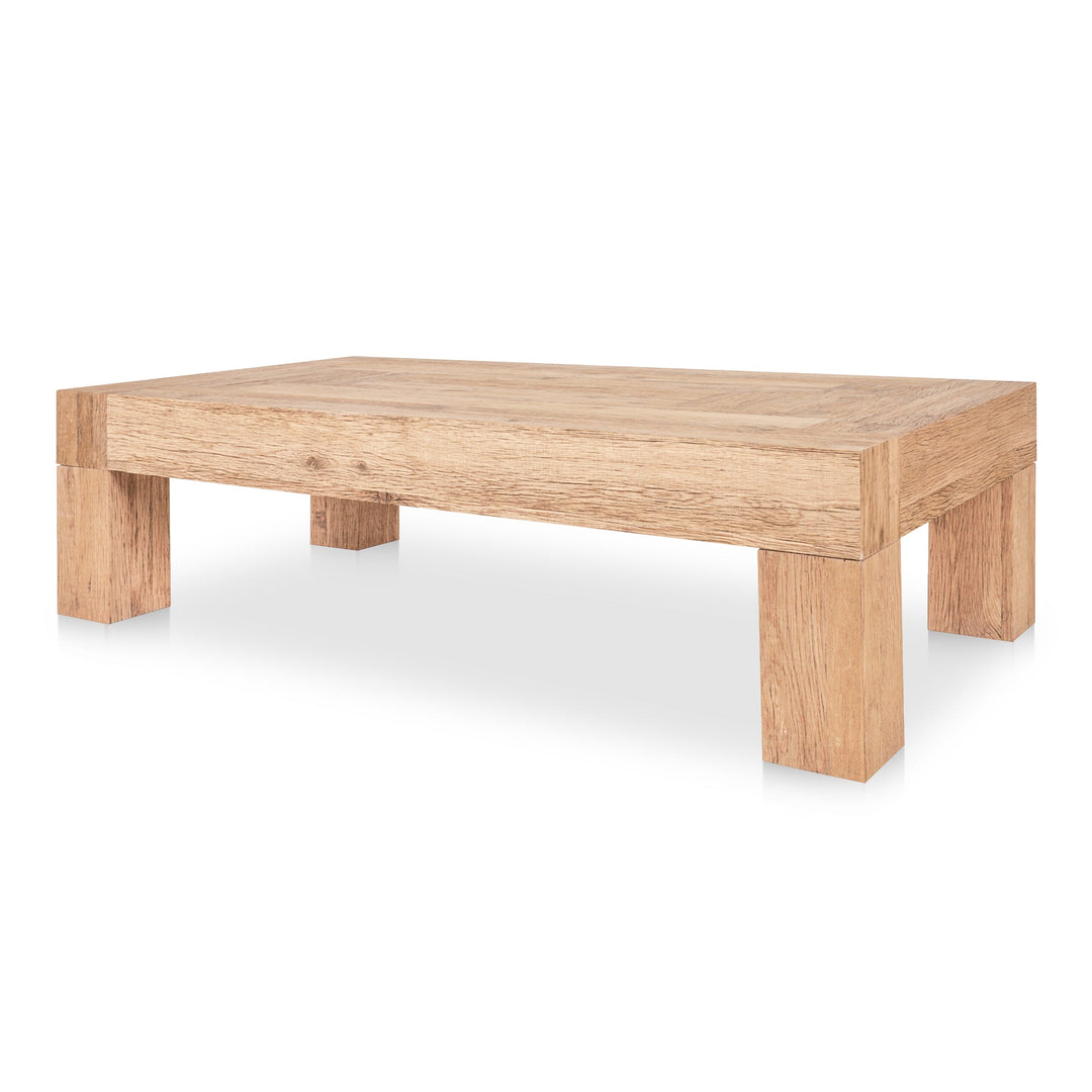 SwayLiving - Evander Coffee Table Rectangle Aged Oak - VL-1091-24 | SwayLiving