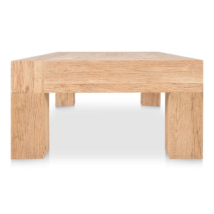 SwayLiving - Evander Coffee Table Rectangle Aged Oak - VL-1091-24 | SwayLiving