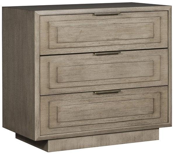 SwayLiving Bowers 3-Drawer Nightstand SIDEBOARDS + CREDENZAS