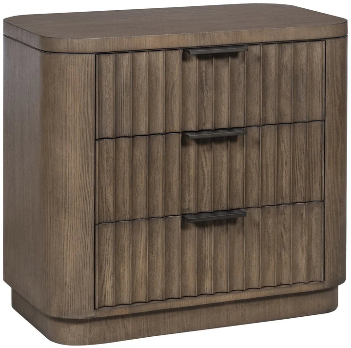 SwayLiving SwayLiving Grandhaven Fluted Front Nightstand Medium