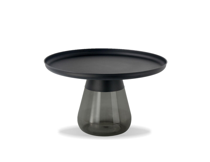 Black Aluminum/Smoke Glass