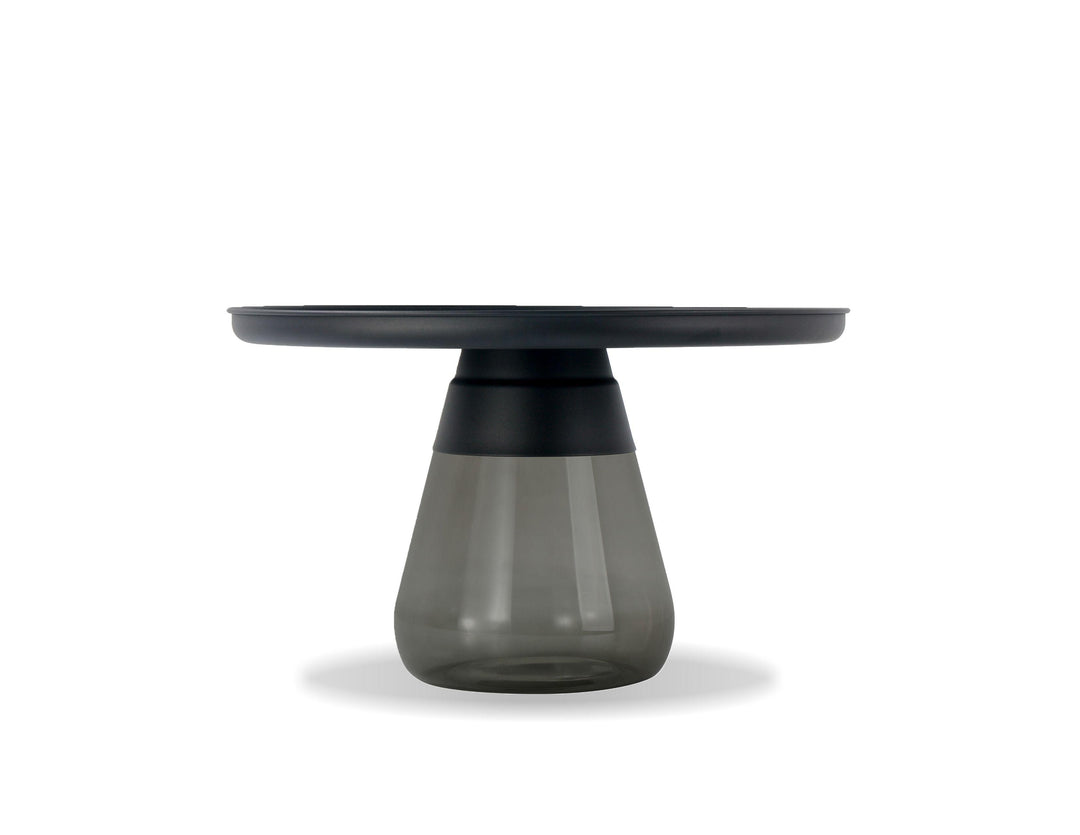 Black Aluminum/Smoke Glass