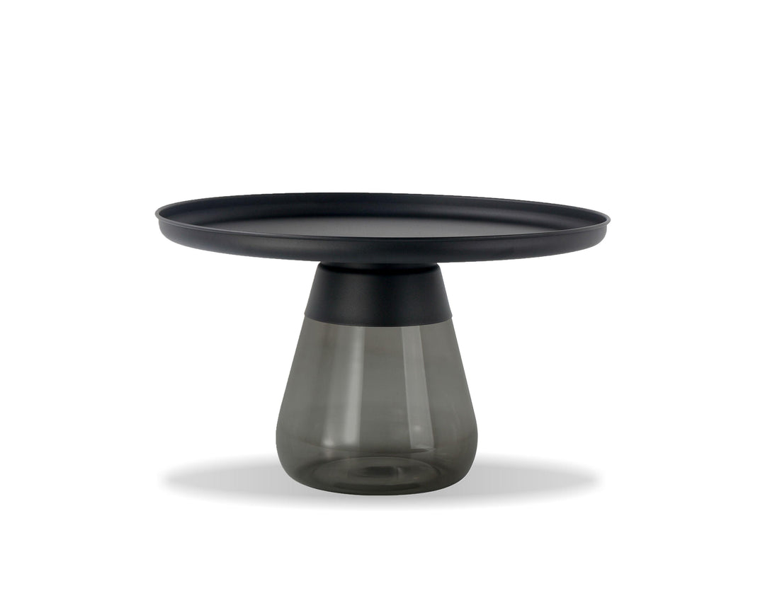 Black Aluminum/Smoke Glass