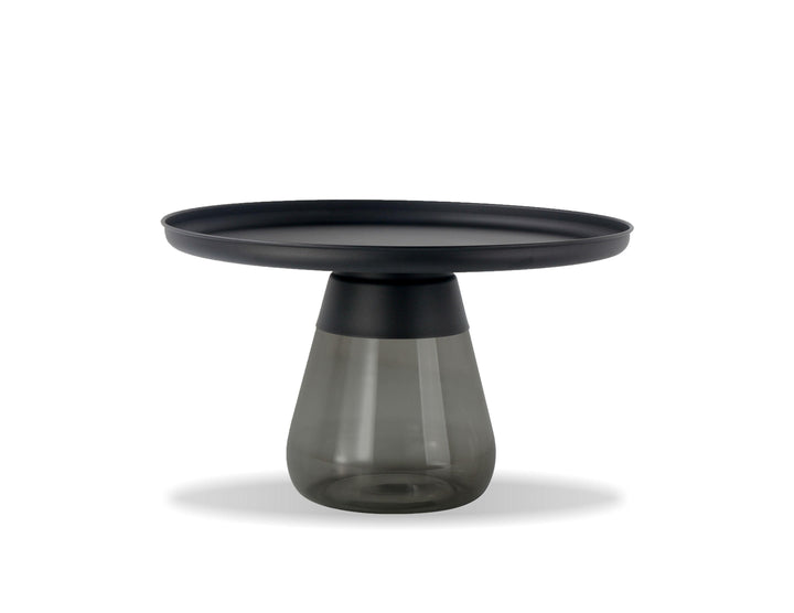 Black Aluminum/Smoke Glass