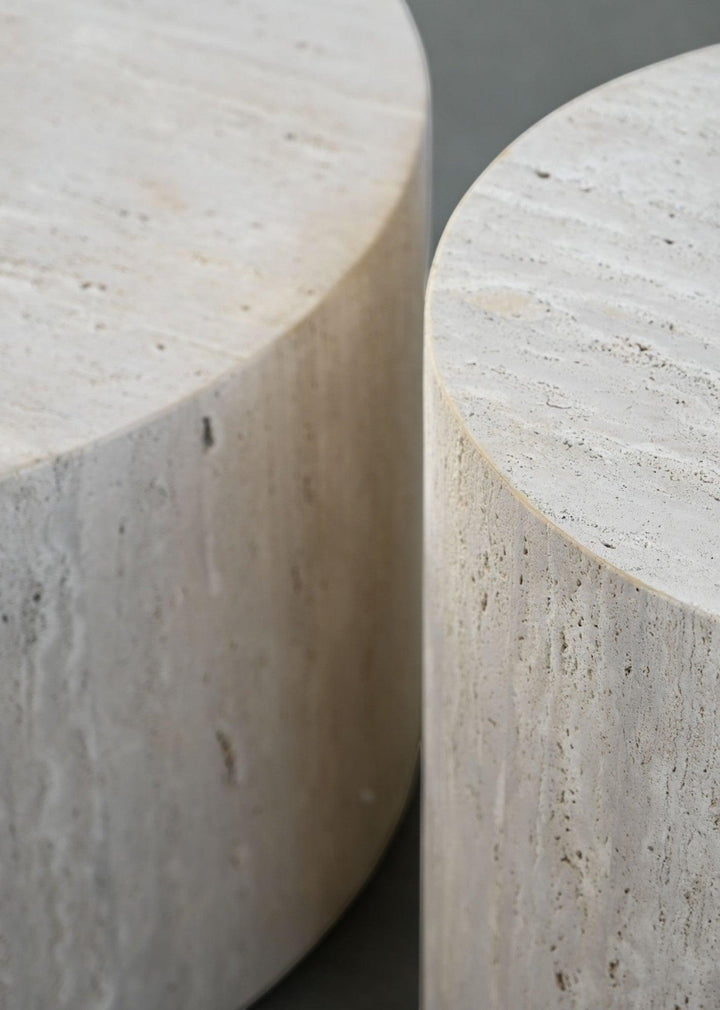White Travertine  Marble