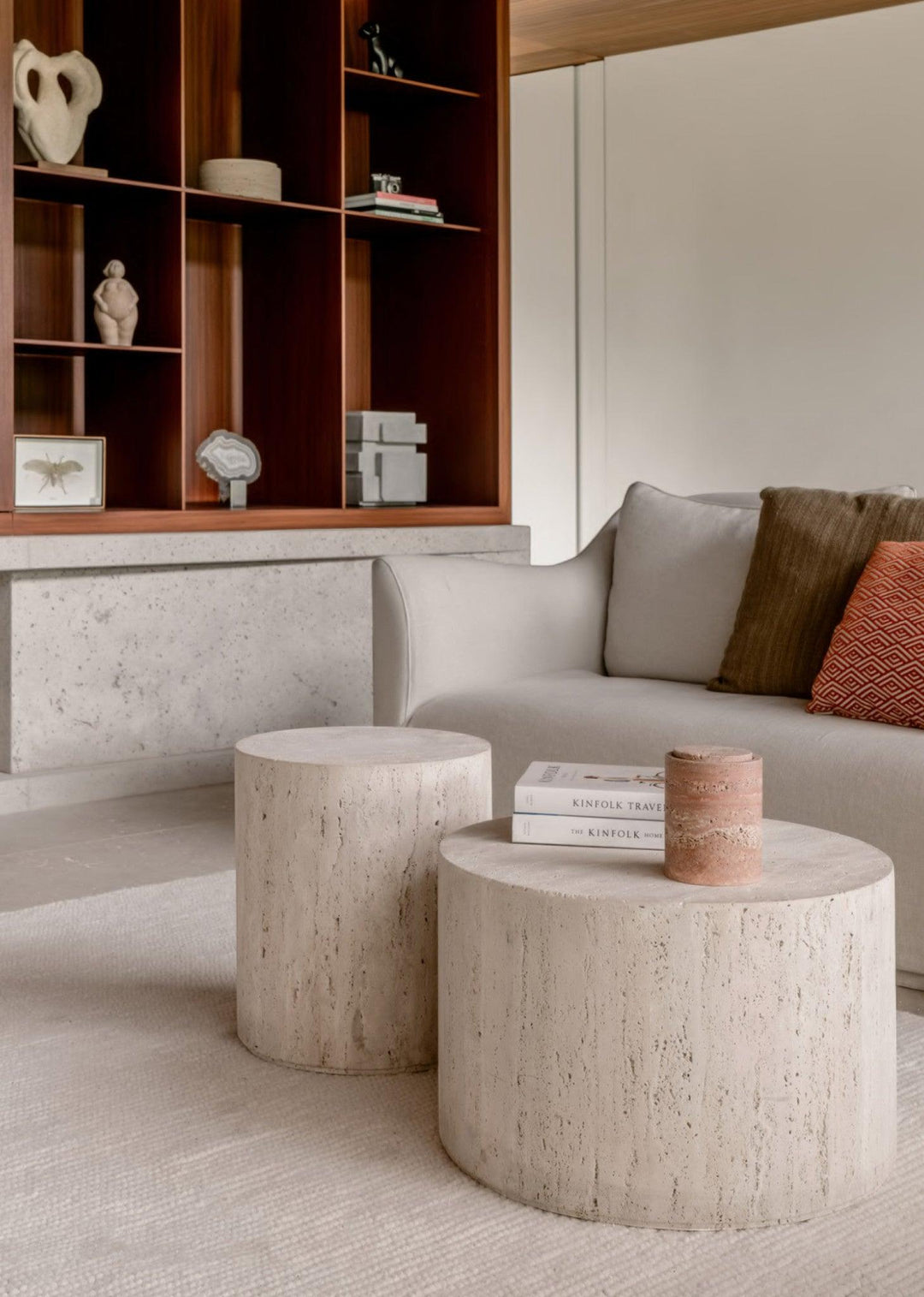 White Travertine  Marble