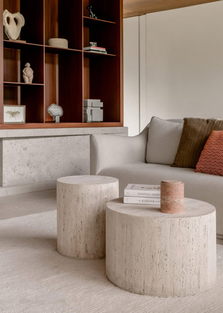 White Travertine  Marble