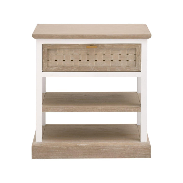 Weave 1-Drawer Side Table - SwayLiving