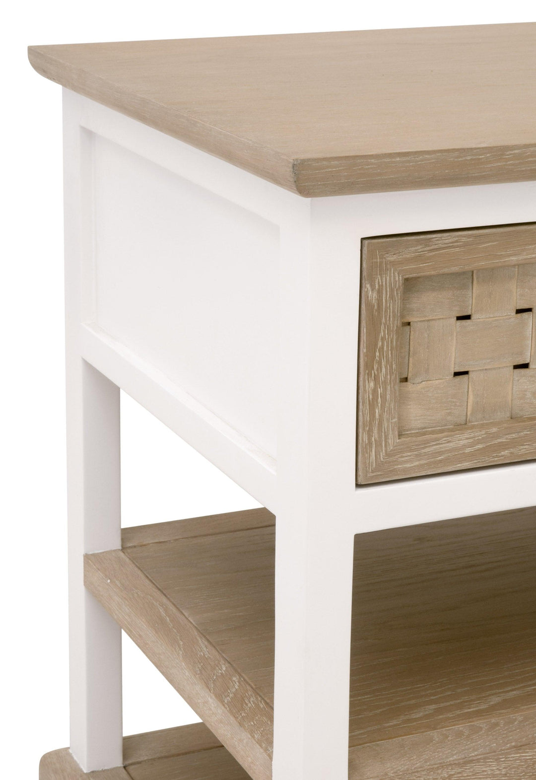 Weave 1-Drawer Side Table - SwayLiving