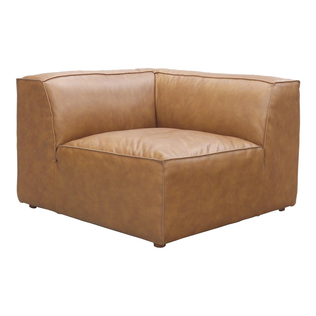Form Corner Chair Sonoran Tan Leather - SwayLiving