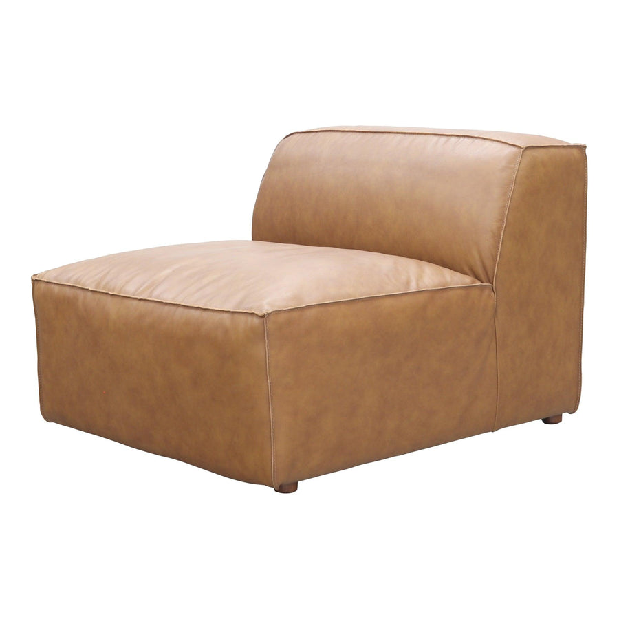 Form Slipper Chair Sonoran Tan Leather - SwayLiving