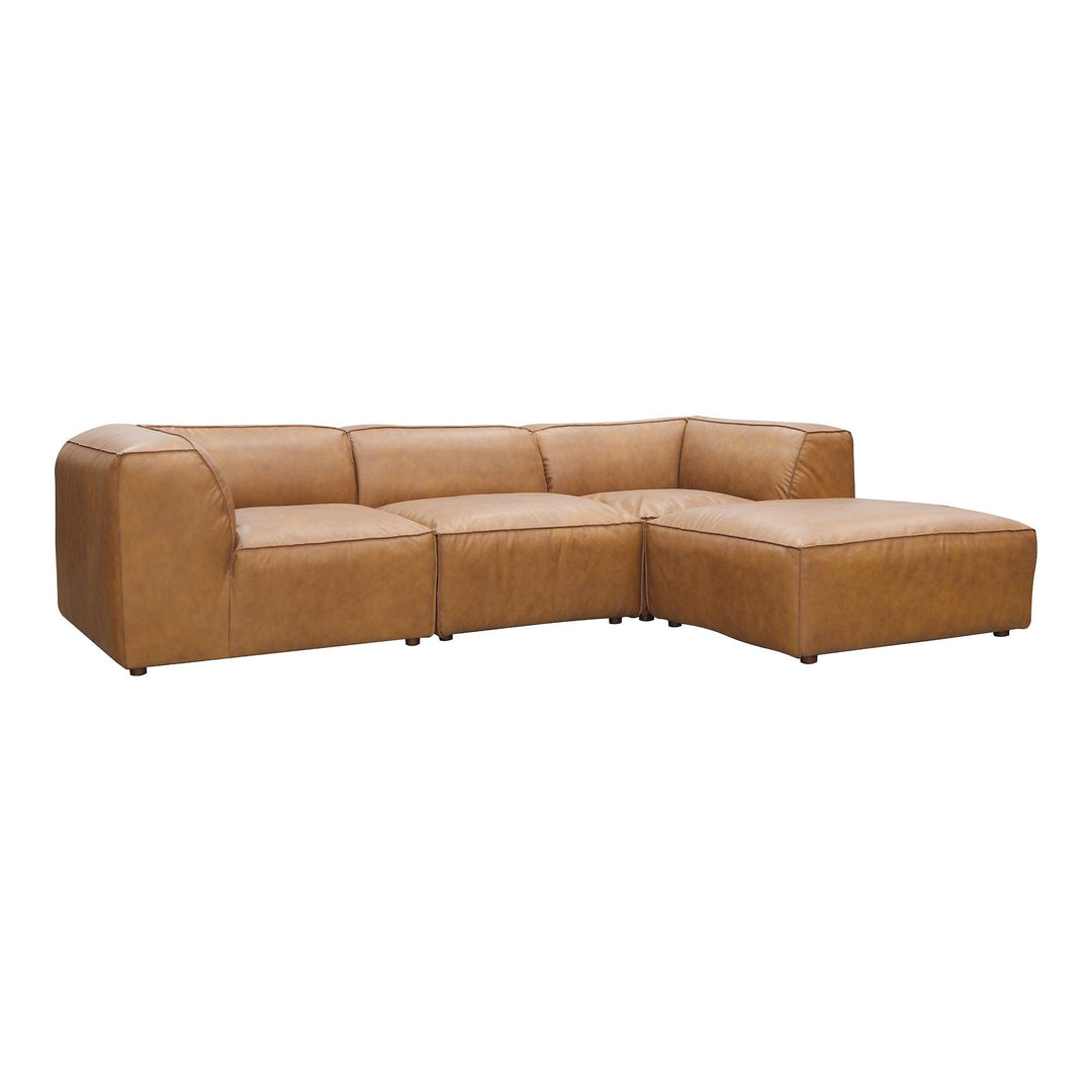 Form Lounge Modular Sectional Sonoran Tan Leather - SwayLiving