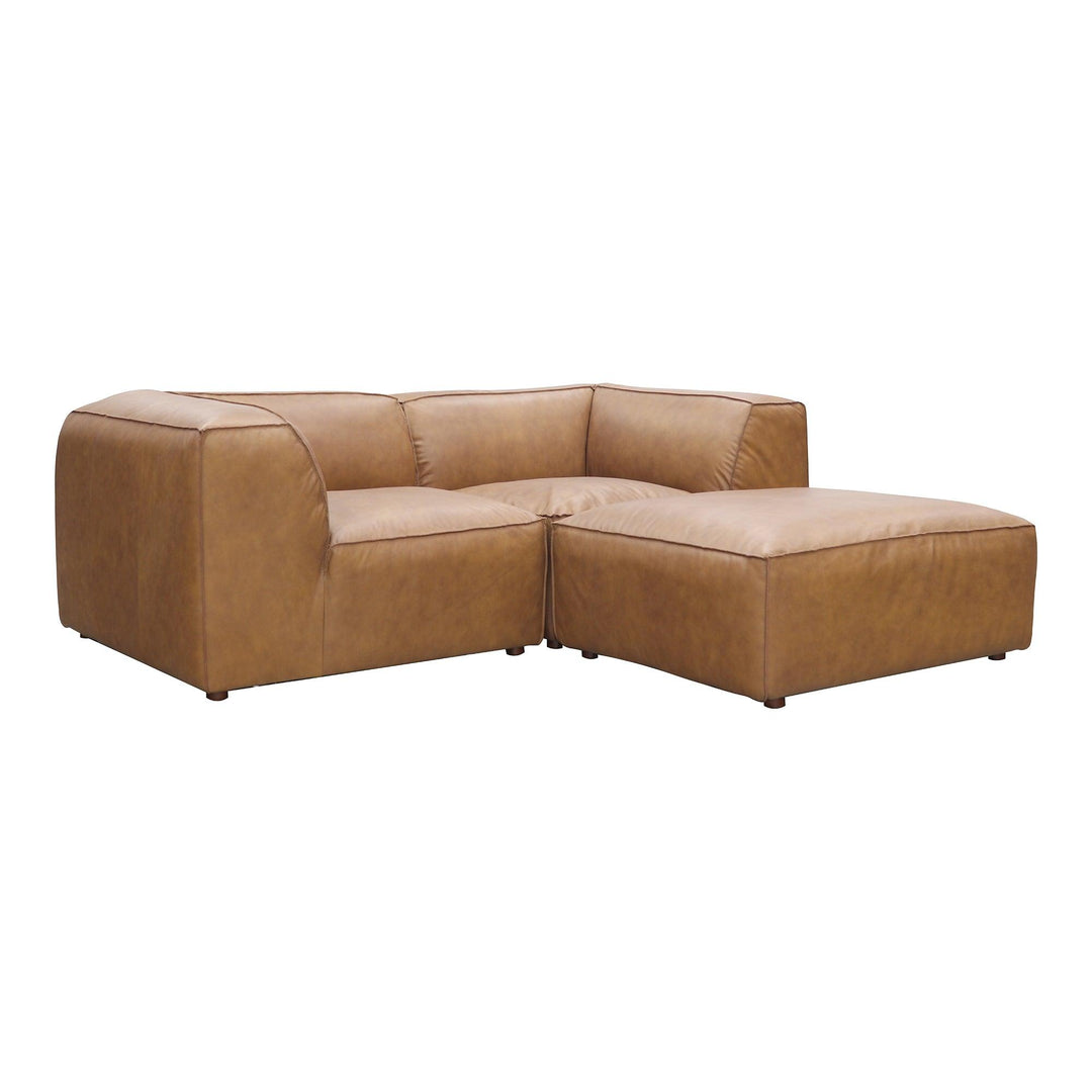 Form Nook Modular Sectional Sonoran Tan Leather - SwayLiving