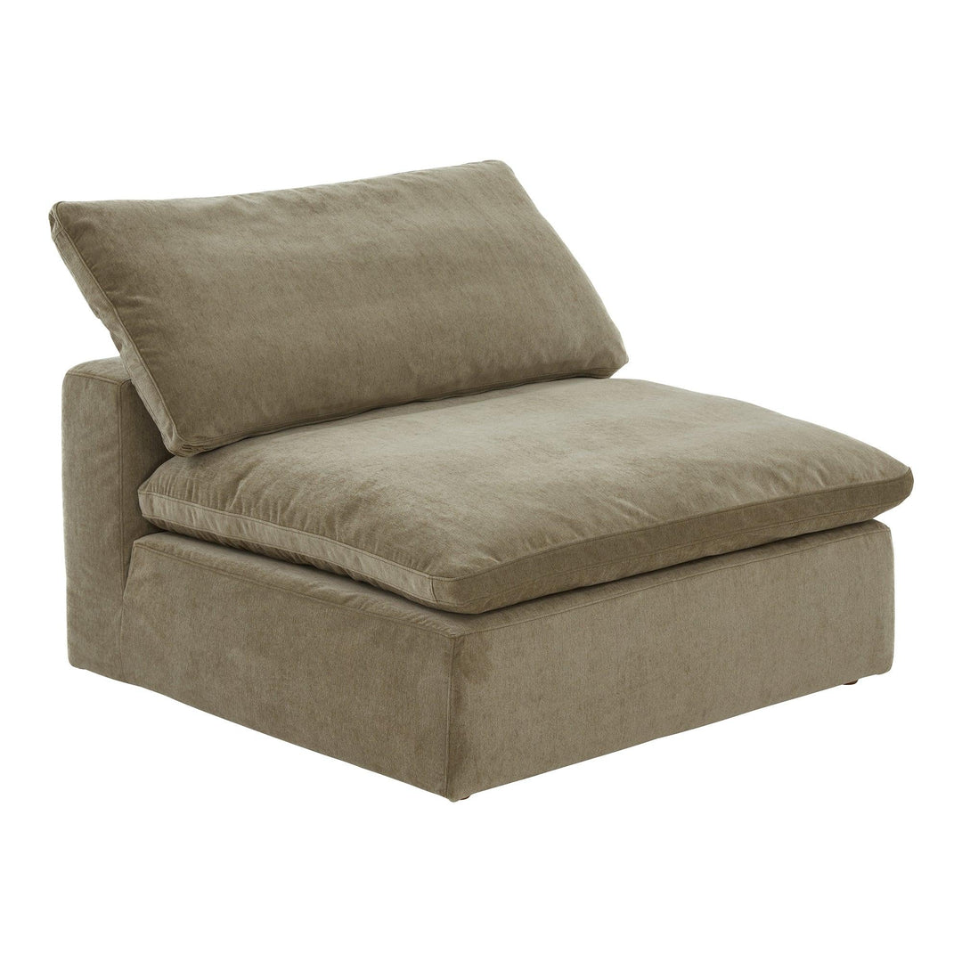 Clay Slipper Chair Performance Fabric Desert Sage - SwayLiving