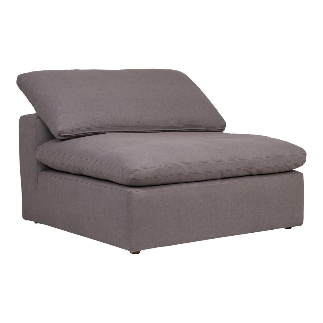 Clay Slipper Chair Performance Fabric Light Grey - SwayLiving