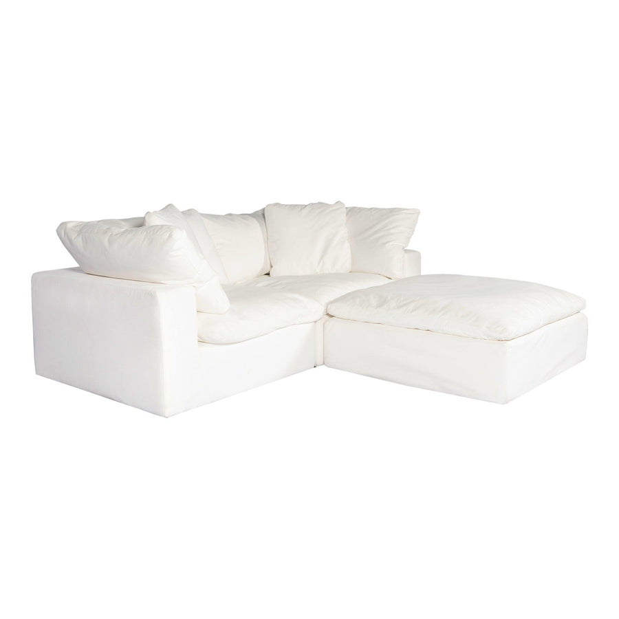 Clay Nook Modular Sectional Performance Fabric White - SwayLiving