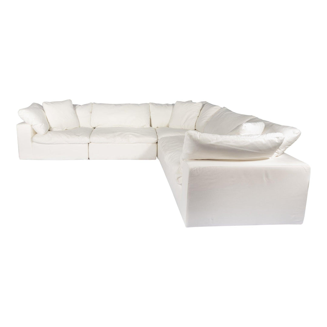 Clay Classic Modular Sectional Performance Fabric White - SwayLiving