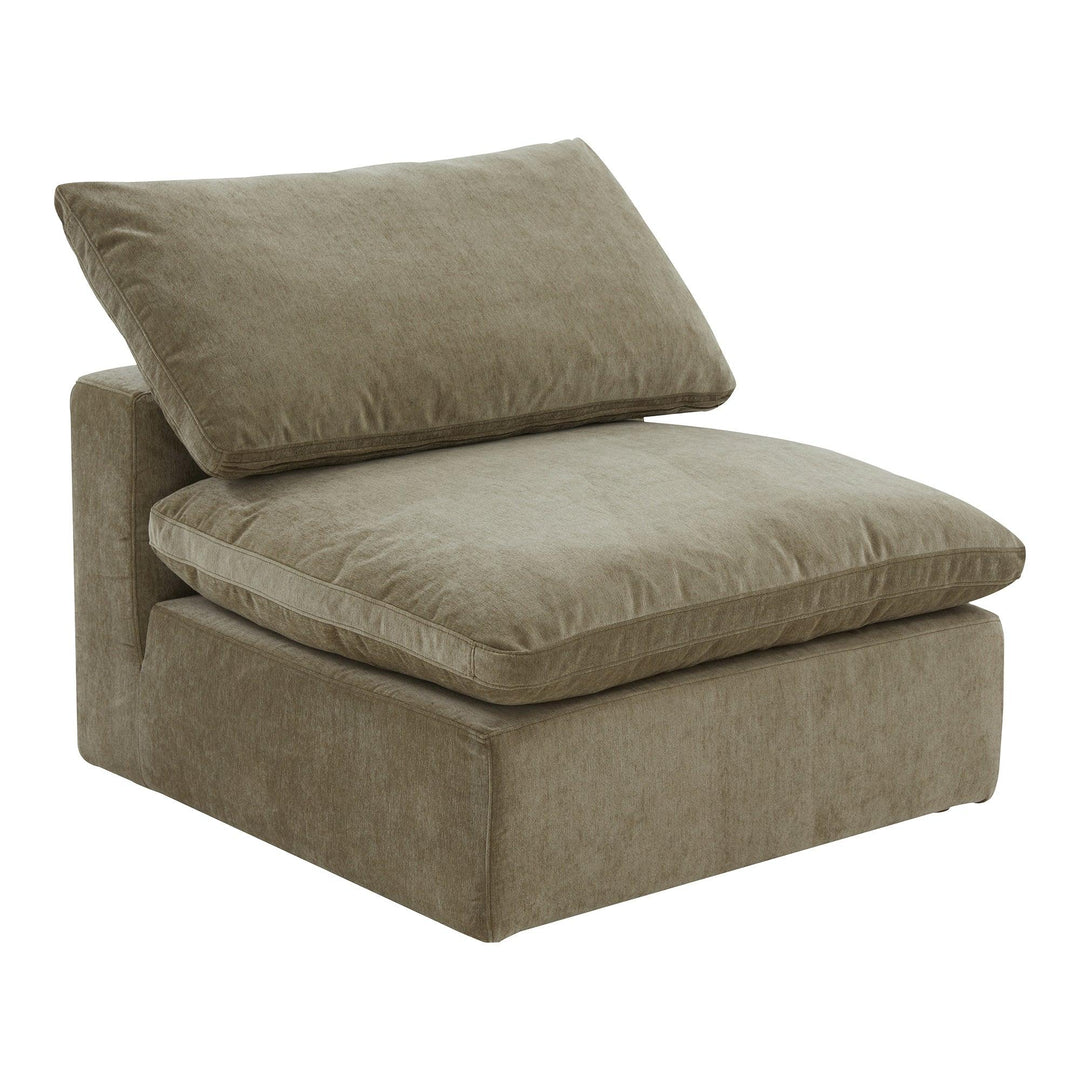 Terra Slipper Chair Performance Fabric Desert Sage - SwayLiving