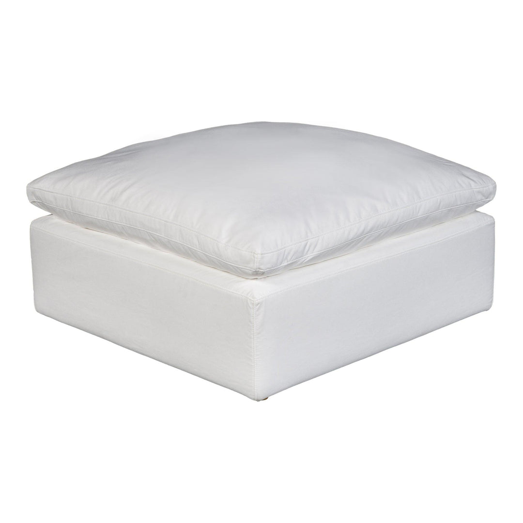 Terra Condo Ottoman Performance Fabric White - SwayLiving