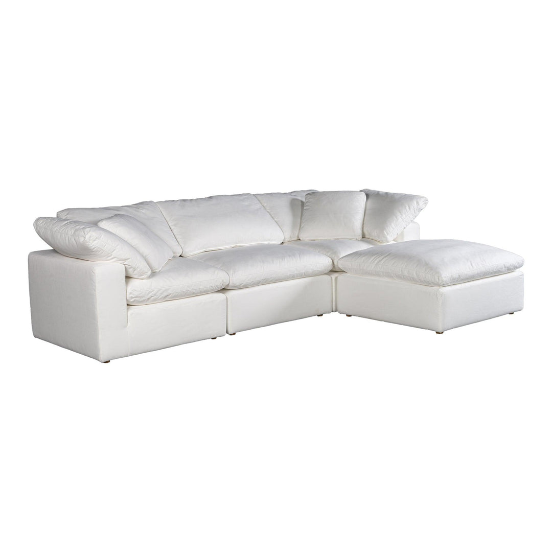 Terra Condo Lounge Modular Sectional Performance Fabric White - SwayLiving