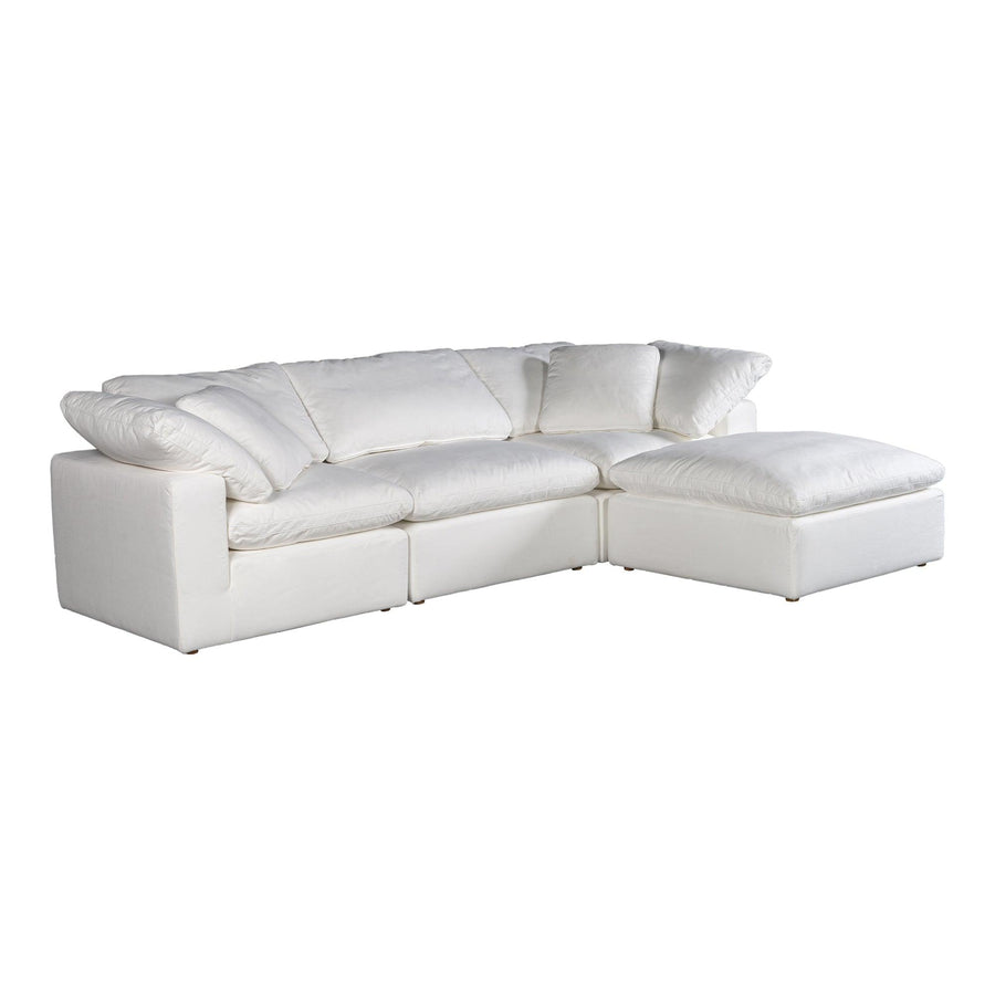 Terra Condo Lounge Modular Sectional Performance Fabric White - SwayLiving