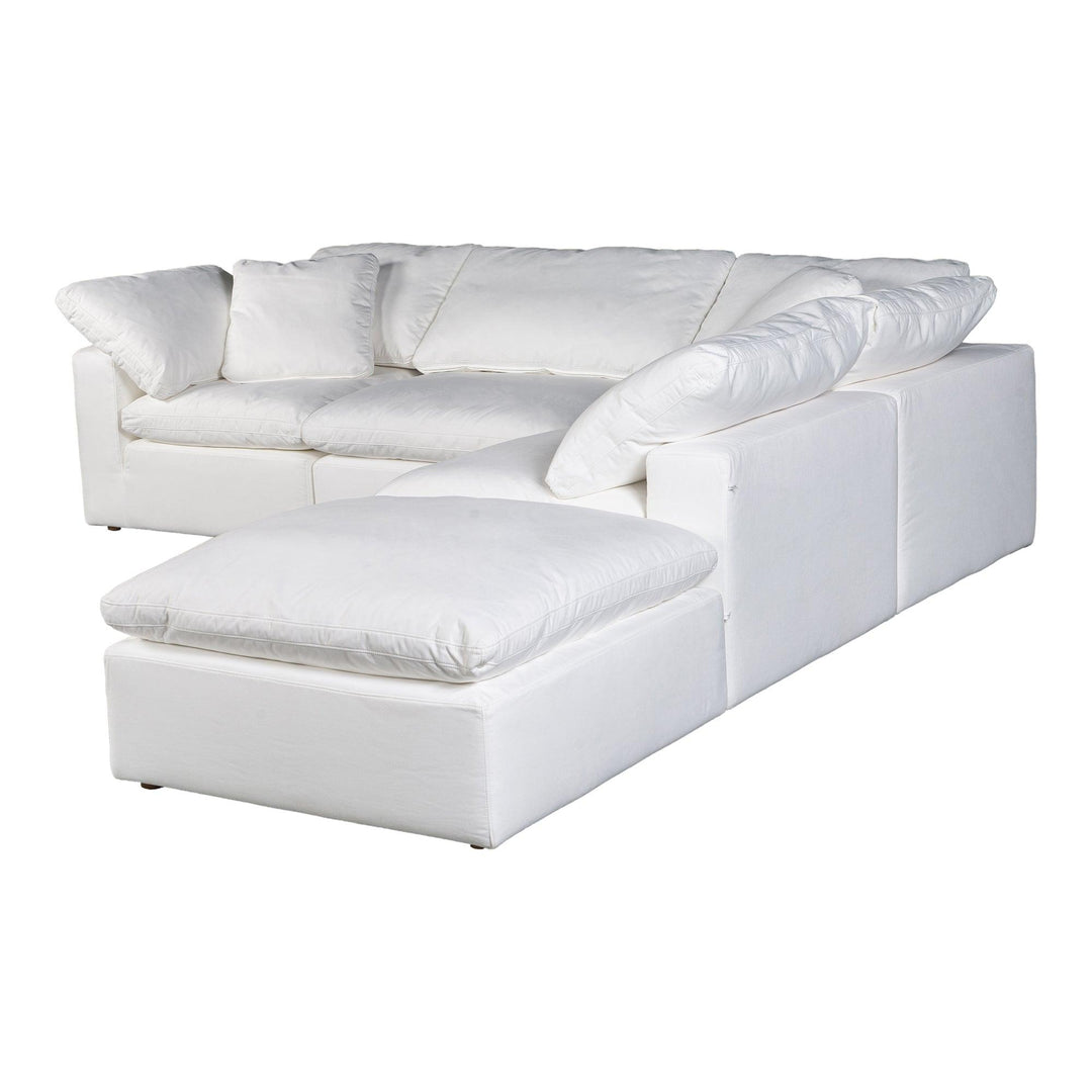 Terra Condo Dream Modular Sectional Performance Fabric White - SwayLiving