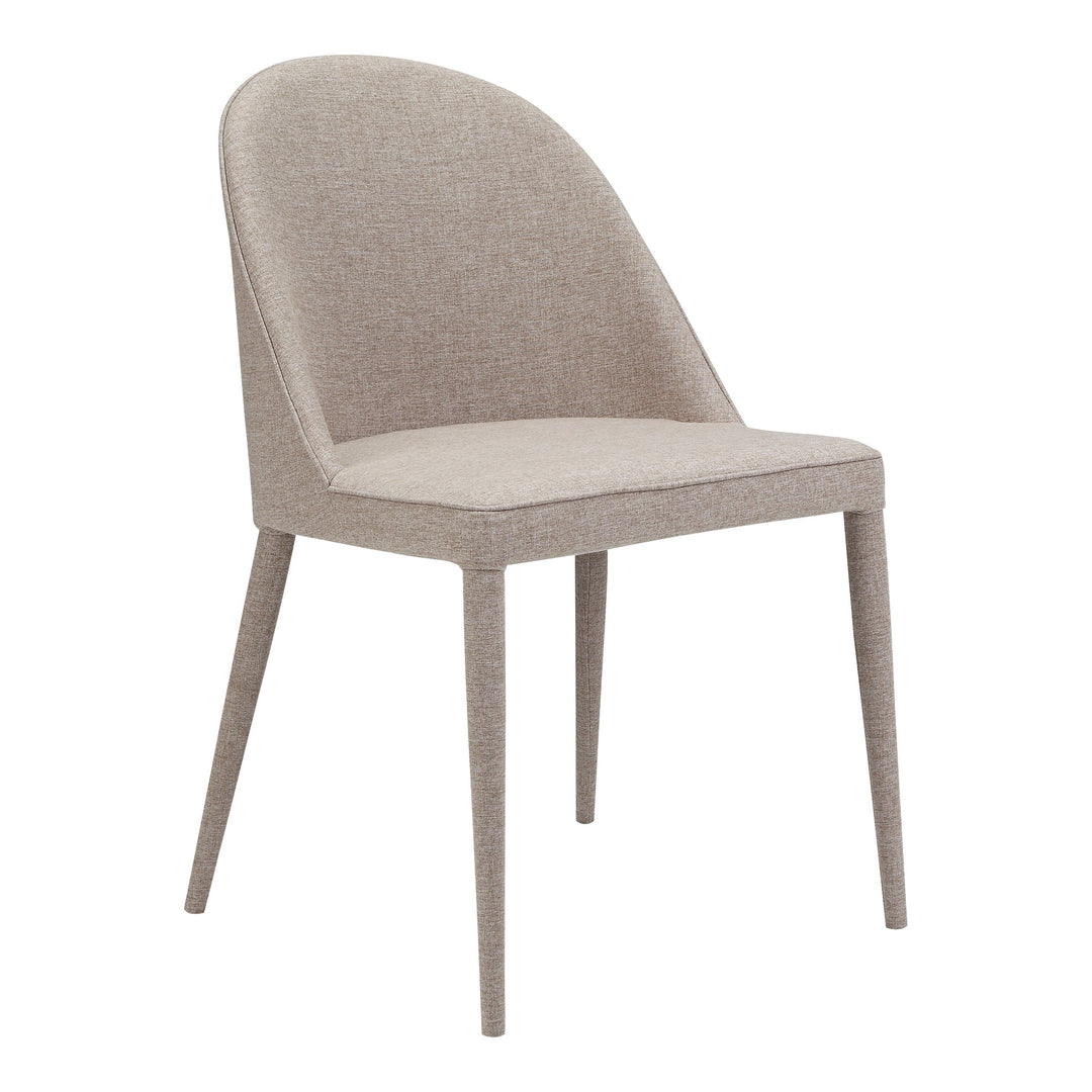 SwayLiving - Burton Fabric Dining Chair Light Grey - Set of 2 - YM-1001-26 | SwayLiving