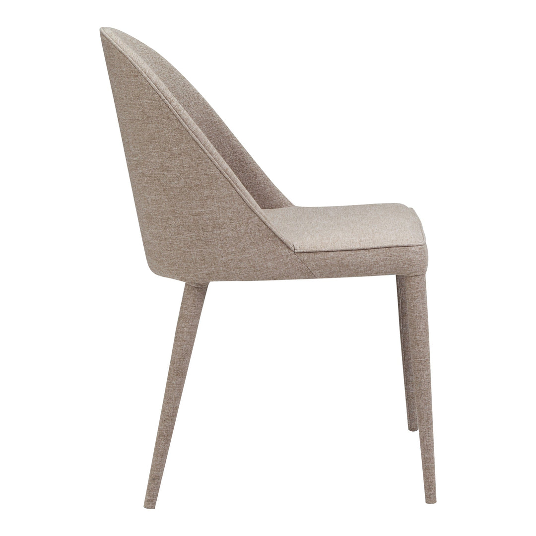 SwayLiving - Burton Fabric Dining Chair Light Grey - Set of 2 - YM-1001-26 | SwayLiving
