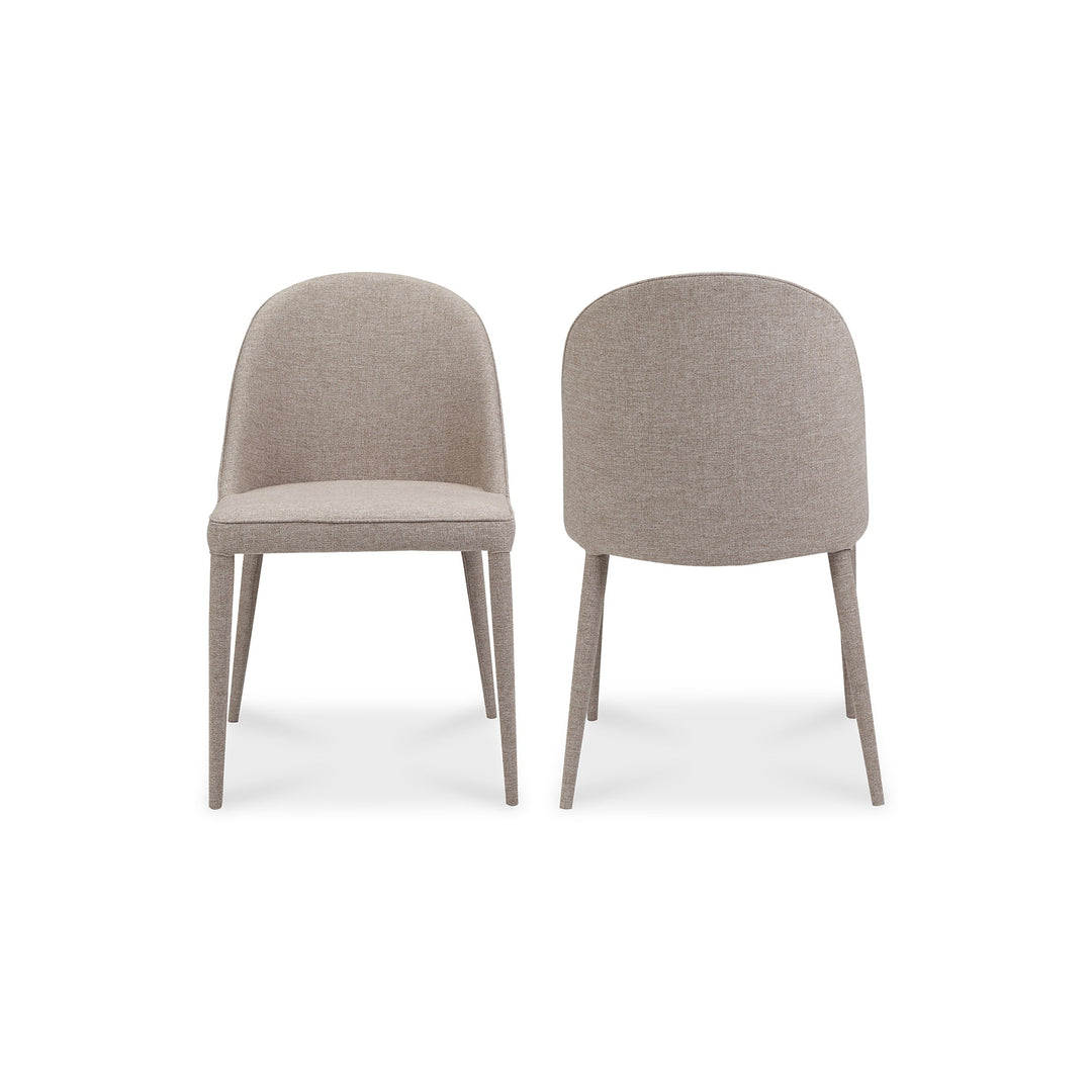 SwayLiving - Burton Fabric Dining Chair Light Grey - Set of 2 - YM-1001-26 | SwayLiving