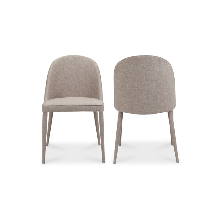 SwayLiving - Burton Fabric Dining Chair Light Grey - Set of 2 - YM-1001-26 | SwayLiving
