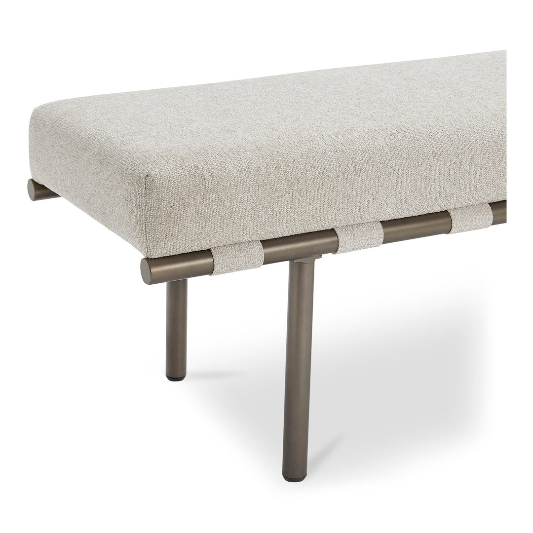 SwayLiving - Carson Dining Bench Beige - YM-1016-34 | SwayLiving