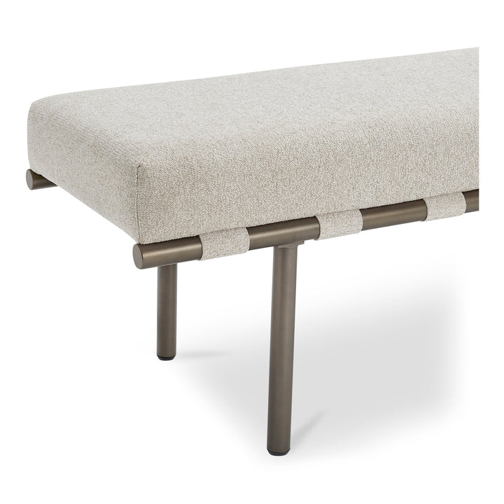 SwayLiving - Carson Dining Bench Beige - YM-1016-34 | SwayLiving