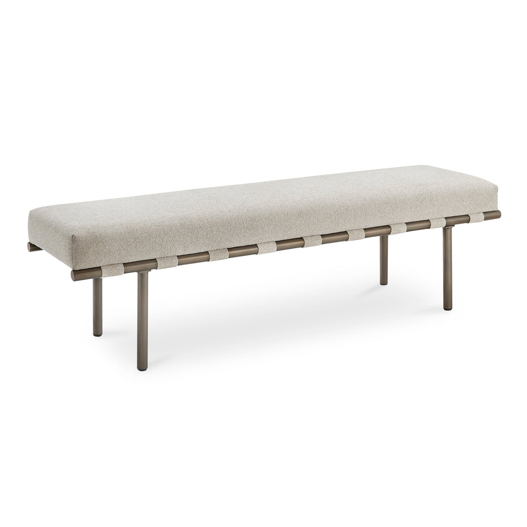 SwayLiving - Carson Dining Bench Beige - YM-1016-34 | SwayLiving