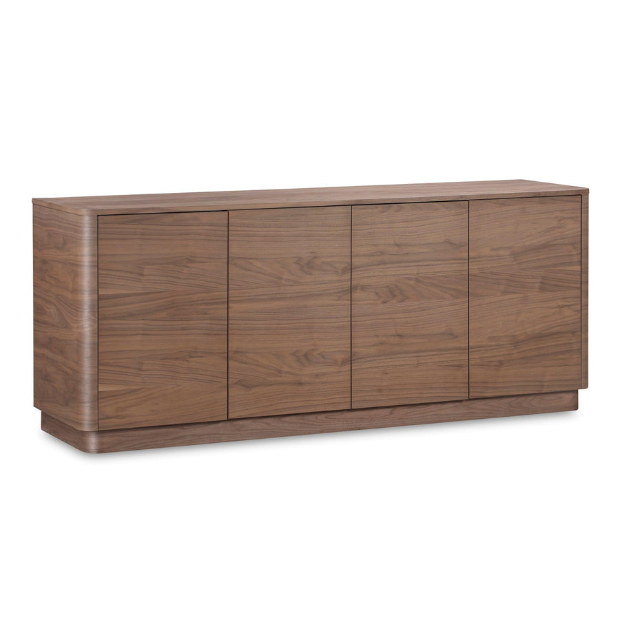 Round Off Sideboard Walnut - SwayLiving